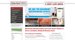 Desktop Screenshot of hilinefloodsolutions.com